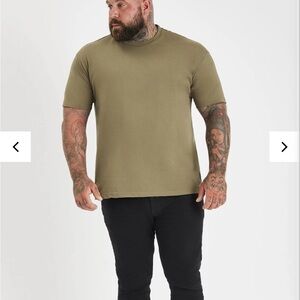 Built Different Khaki Crew Neck Tee 2X